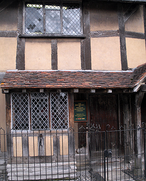 Shakespeare's birthplace on Henley Street